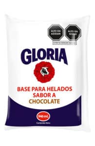 base de helado gloria sabor chocolate